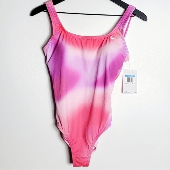NWT Nike Backless Tie Dye One Piece Women's Swimsuit Size M - Picture 2 of 10